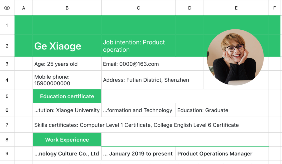 Product Operations Resume